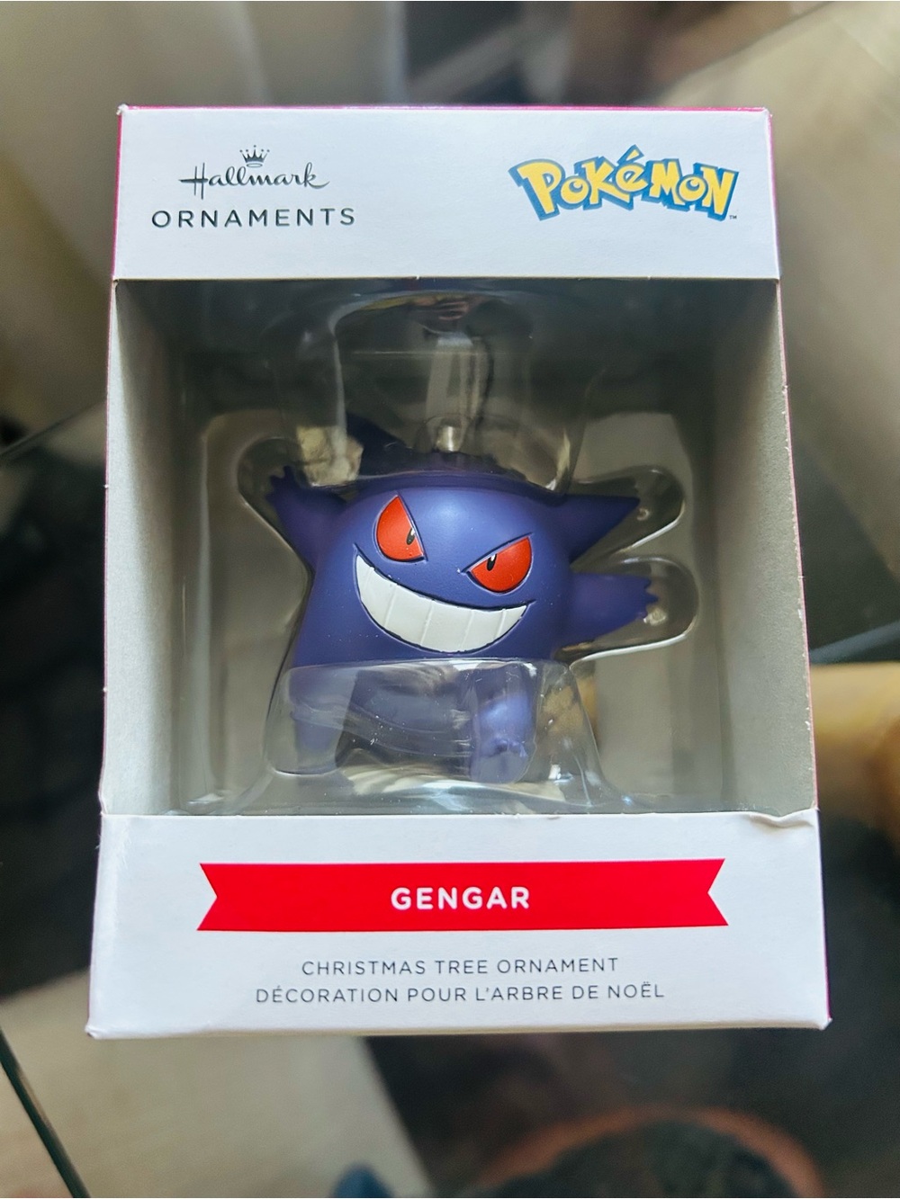 Hallmark Pokémon Gengar Purple Christmas Tree Ornament
